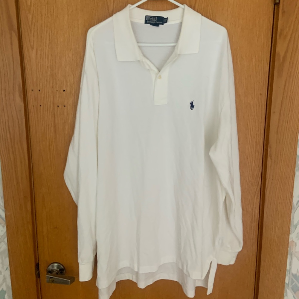 Long sleeve polo shirt